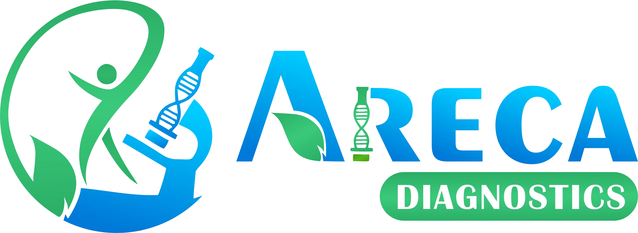 Areca Diagnostics logo representing a trusted diagnostics lab